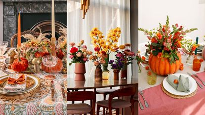 three fall table decor schemes