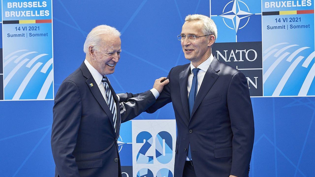 Joe Biden and Jens Stoltenberg 