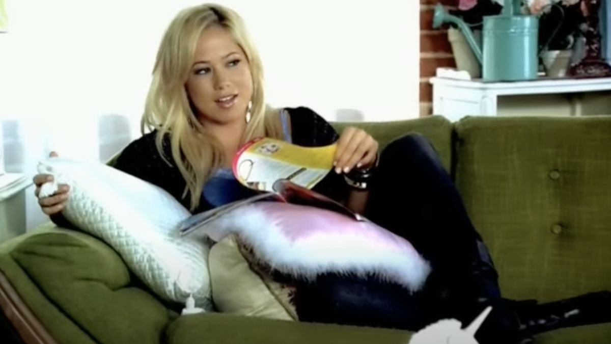 Sabrina Bryan in the music video for The Cheetah Girls&#039; &quot;So This Is Love&quot;