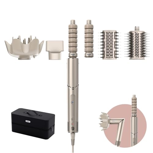 Shark Flexstyle 5-In-1 Air Styler 
Hair Dryer With Auto-Wrap Curlers, Paddle Brush, Oval Brush, Concentrator and Diffuser, Storage Case, No Heat Damage, Stone Hd446sluk
