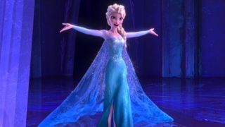 Elsa sings "Let It Go"