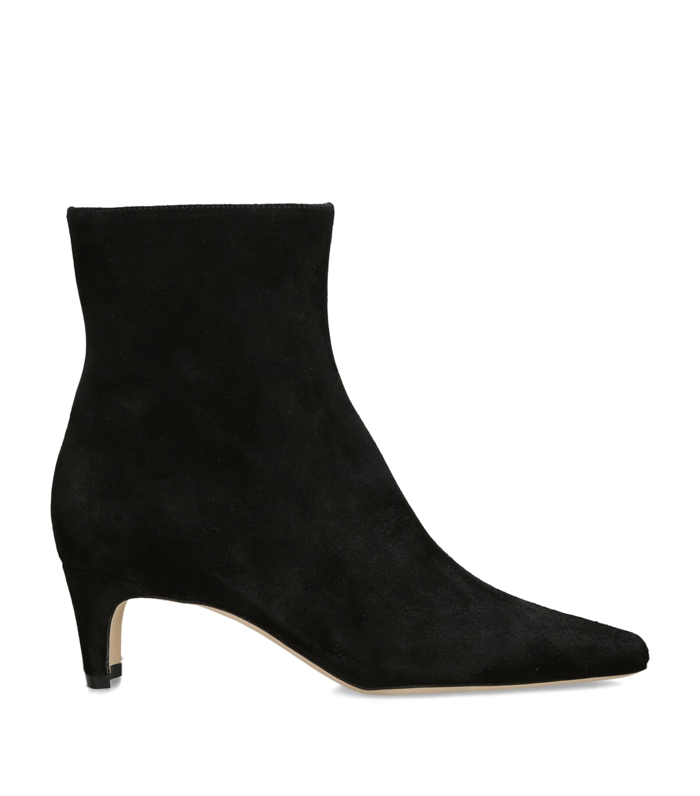 Staud Suede Wally Heeled Ankle Boots 55