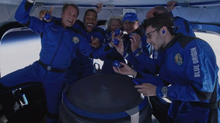 Blue Origin NS-19 cabin video