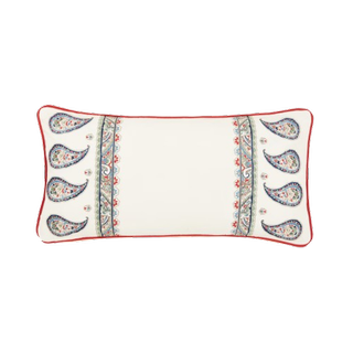 Pure Cotton Tapestry Paisley Cushion