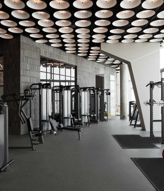 Warehouse Gym Dubai Design District circuit training factory