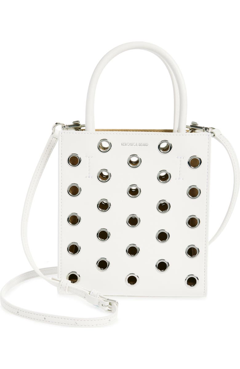 Small Grommet Leather Shopper