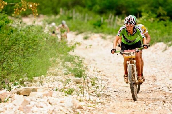 Racing at the Brasil Ride.