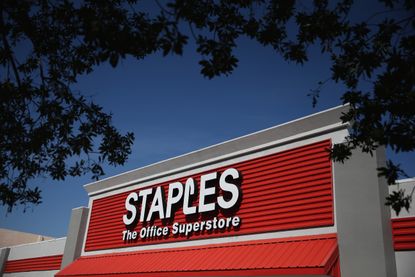 A Staples center