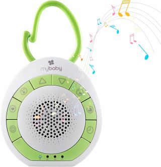 myHummy Baby Sleep Soother Teddy Bear (Girl) Plush Sound Machine with 5  White Noise Sound Options - 60 Minute or 12 Hour Continuous Options