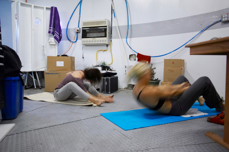 Working Out on 'Mars'