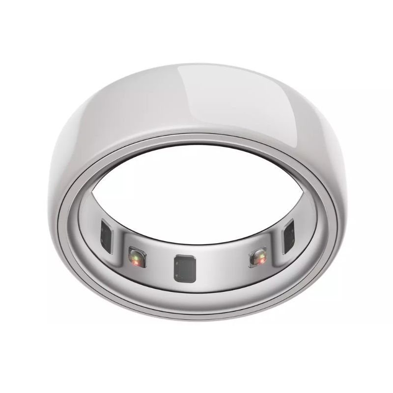 Oura Ring 4 in white ceramic as worn by Hannah Fry