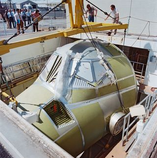 atlantis' crew module vacuum test