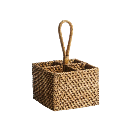 Rattan Cutlery Basket
