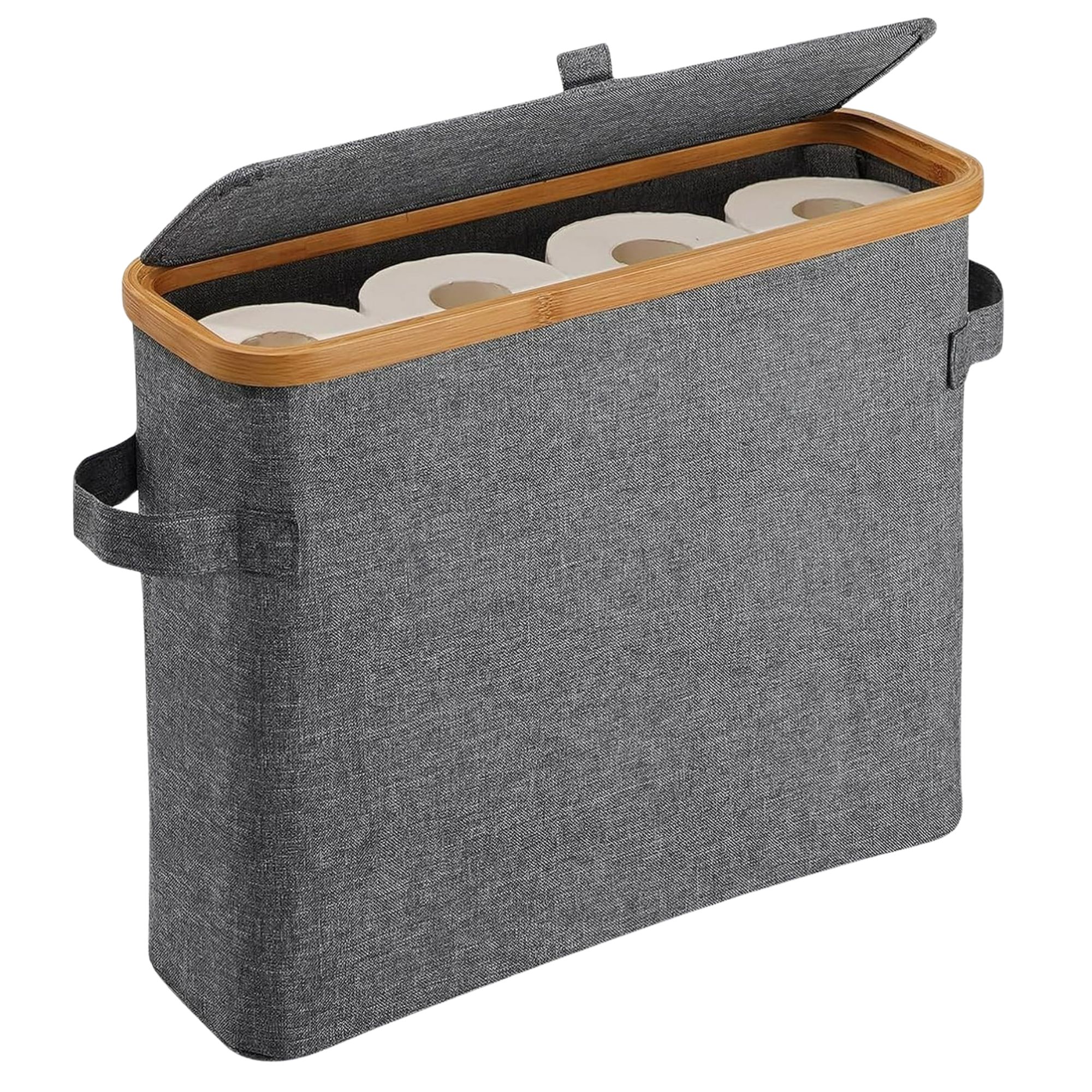 Grey toilet roll holder