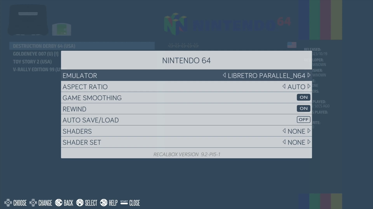 LeePSPVideo tests emulators on the Raspberry Pi 5