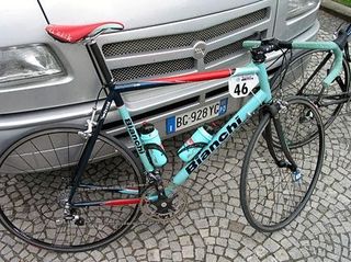 Andrea Tafi's titanium Bianchi