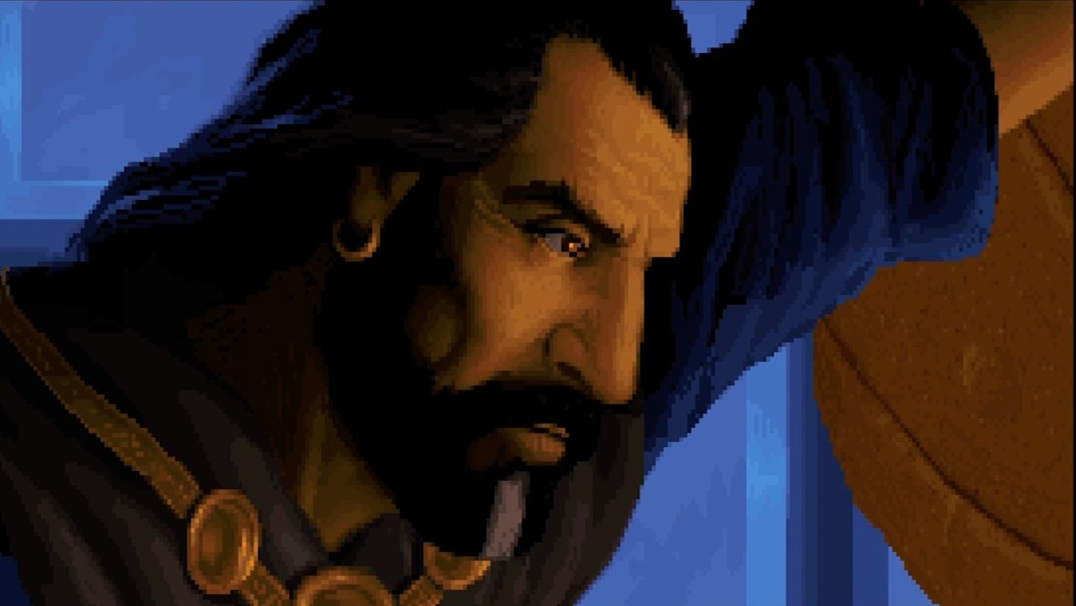 A man looks pensive.