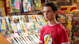Iain Armitage looks on in Young Sheldon 602