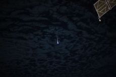 Images captured by European Space Agency astronaut Thomas Pesquet on July 26, 2021, show a Russian Progress capsule tugging the retired Pirs module to burn up in Earth's atmosphere.