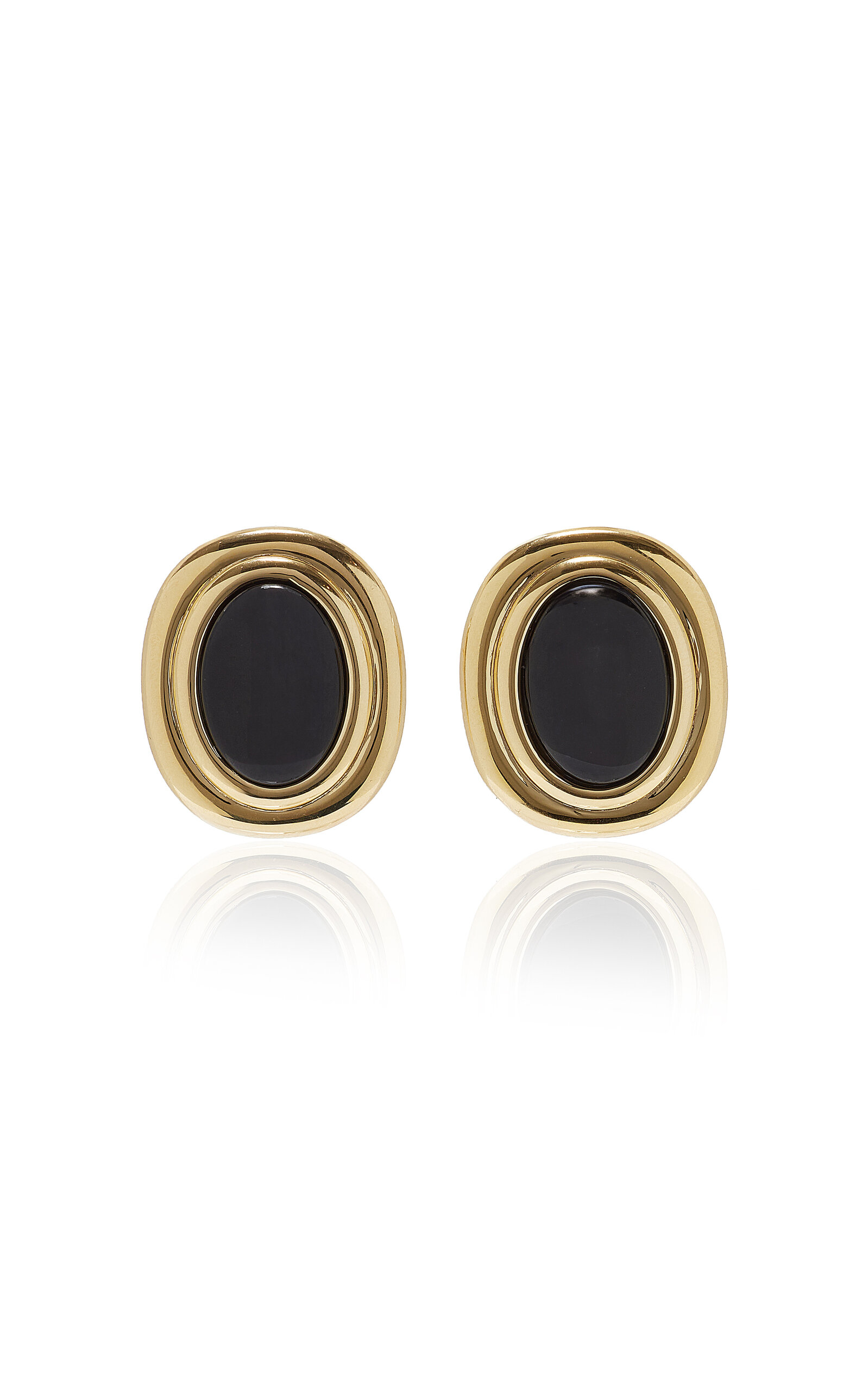 Exclusive Coco Gold Vermeil Onyx Earrings