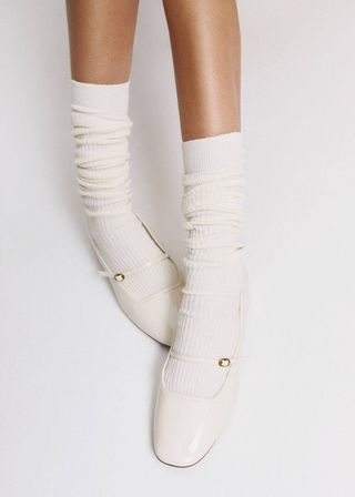 Long Ribbed Socks - Women