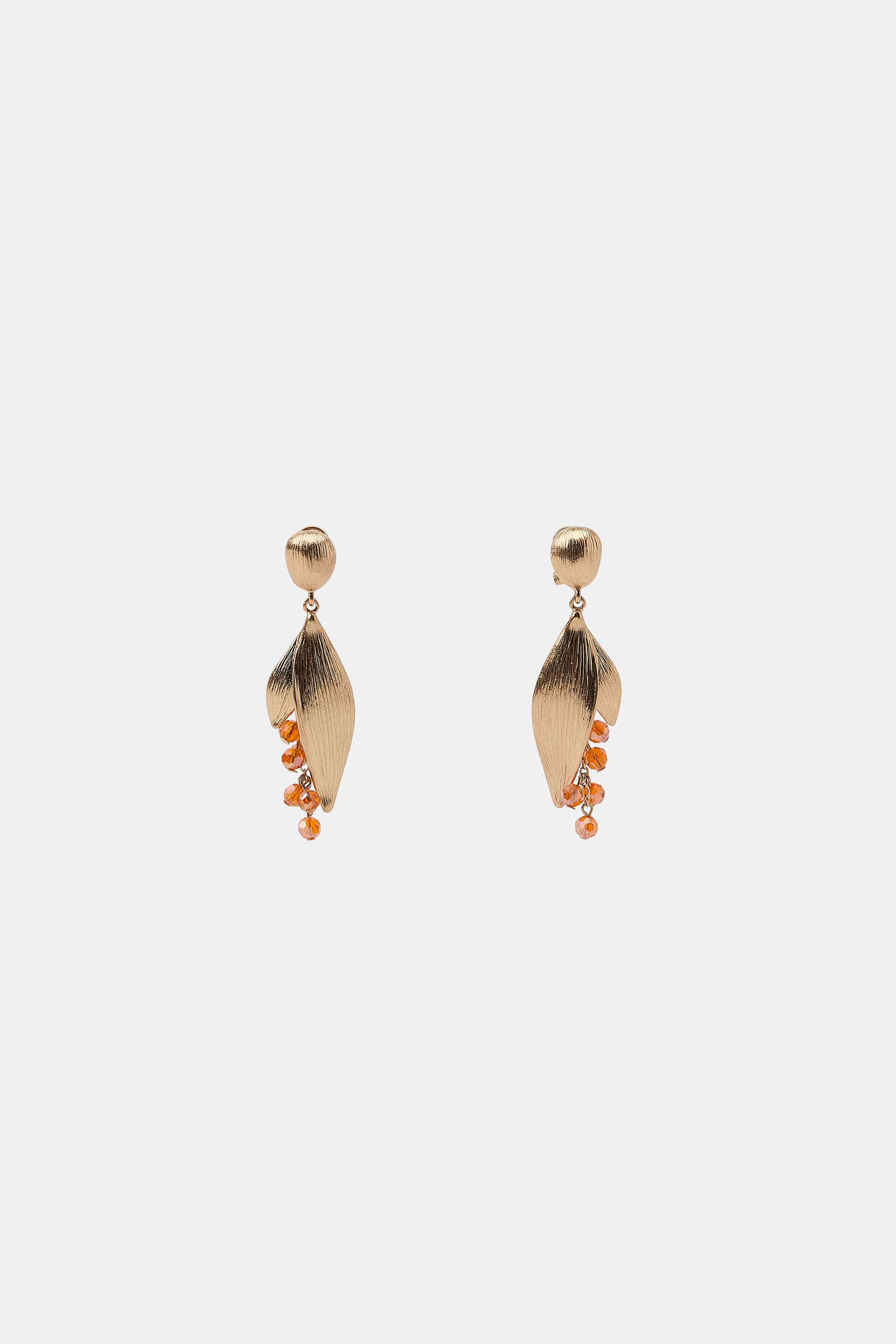 Beaded Flower Earrings