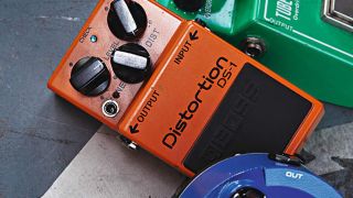 Close up of Boss DS-1