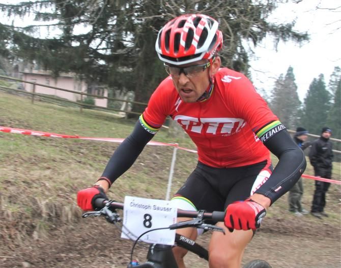 Former world champion Christoph Sauser races in Schaan