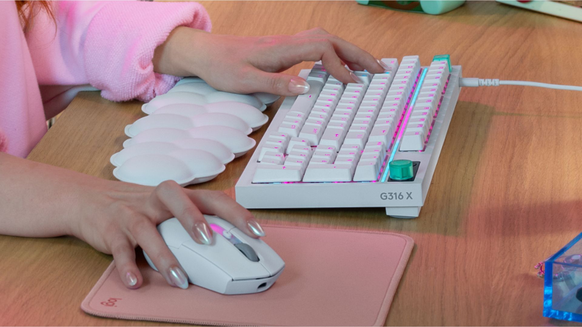 A Logitech G Keyboard