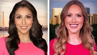 WJLA Washington 4 p.m. anchors Victoria Sanchez and Megan Clarke