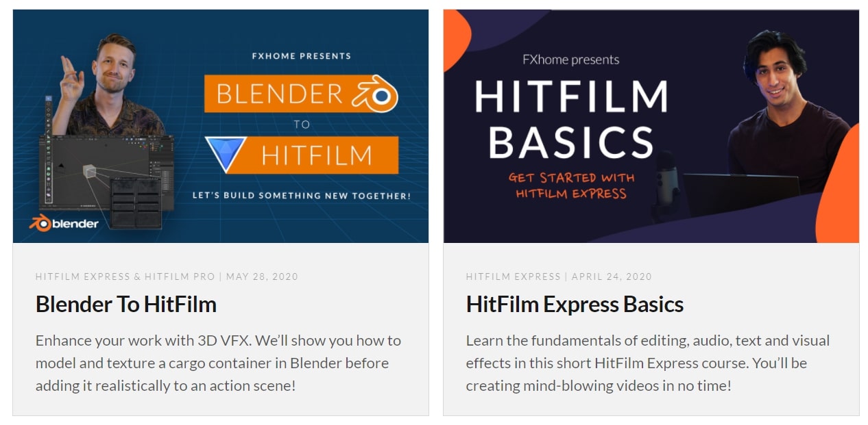 how to trim a video in hitfilm express