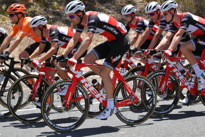 Will Clarke rides alongside old friend and new Trek-Segafredo teammate Richie Porte