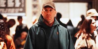 Bruce Willis as David Dunn in Unbreakable