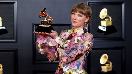 Taylor Swift at the 2021 grammys