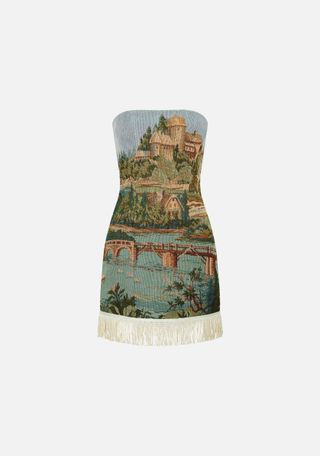 Tapestry Tassel Dress