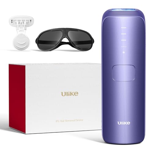 Ulike Laser Hair Removal for Women and Men, Air 3 Ice-Cooling Ipl Device Hair Removal for Nearly Painless & Long-Lasting Results, 3 Modes & Auto Flashing for Fast Full Body Hair Removal From Home