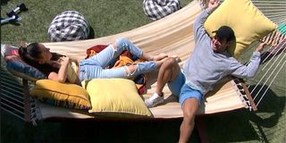 Big Brother 21 Holly and Tommy after Veto Ceremony CBS