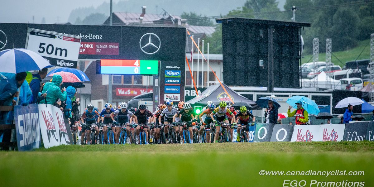 The women's short track race in Val di Sole.