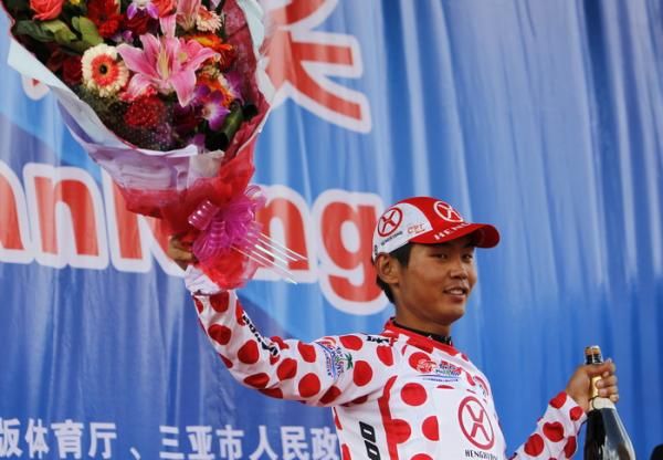 The mountains leader after stage 2