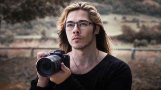 James Artaius using a Sony Alpha full frame mirrorless camera