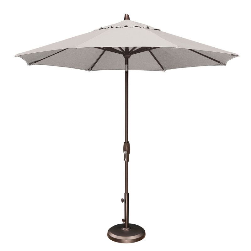 A West Elm outdoor patio umbrella for the best outdoor furniture brands.