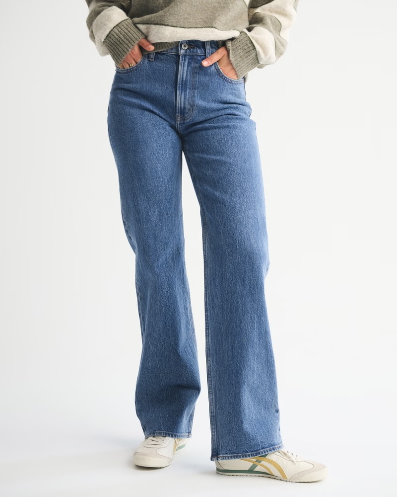 abercrombie, High Rise 90s Relaxed Jean