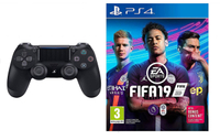 PlayStation 4 DualShock 4 Controller + FIFA 19| was £82.43 | now £44.99 at Amazon