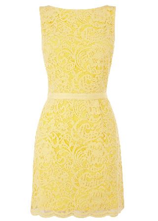 Warehouse lace shift dress, £58