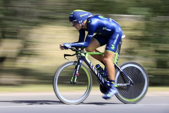 Adriano Malori at the Tour de San Luis on his way to the win