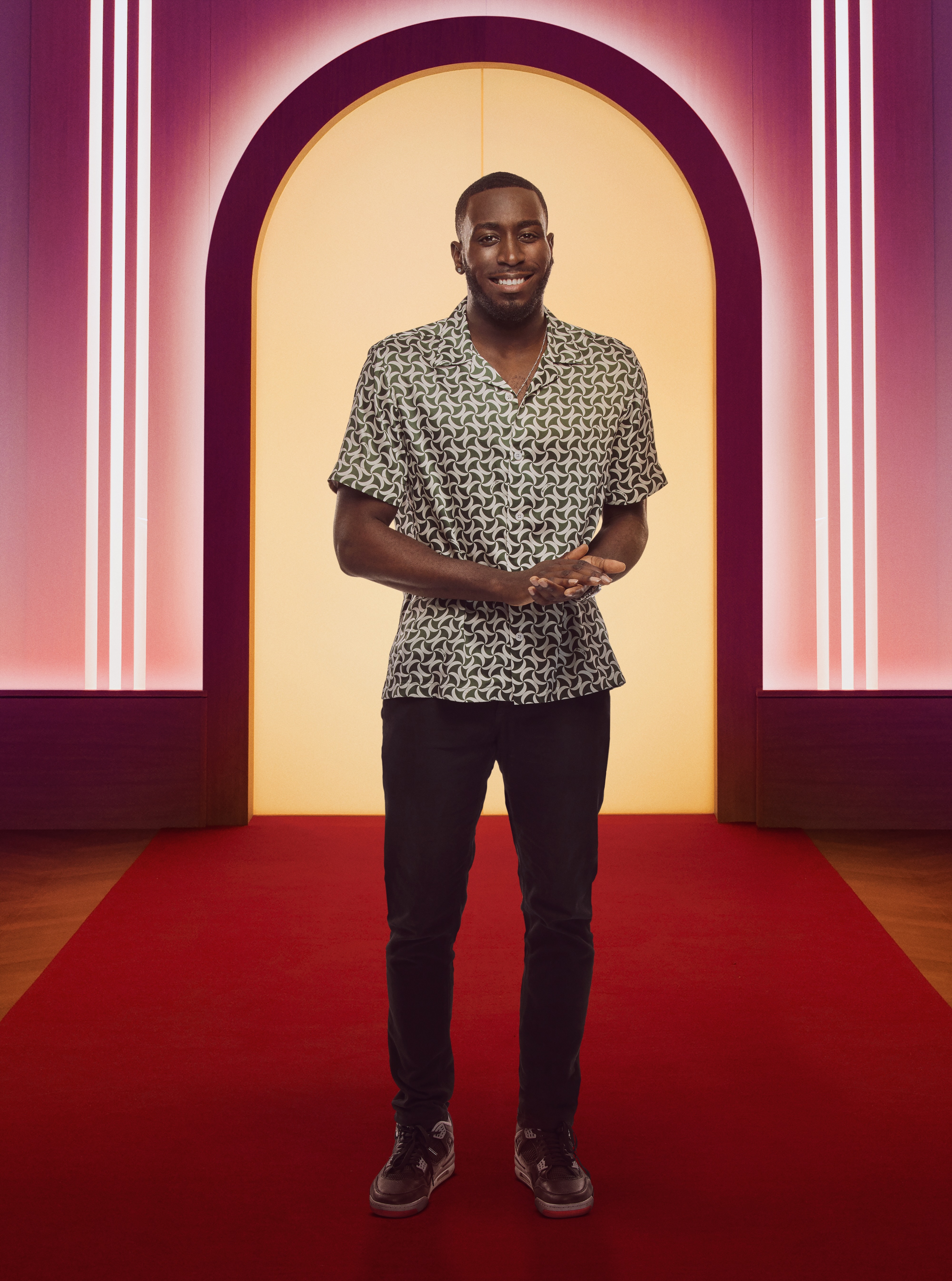 Love is Blind: UK: Season 2. Demola in Love is Blind: UK: Season 2. Cr. Courtesy of Netflix/Tom Dymond Â© 2025