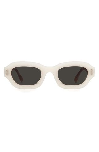 49mm Square Sunglasses