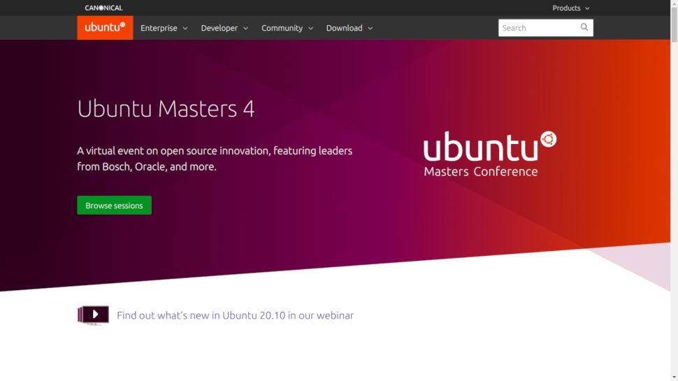 Ubuntu website