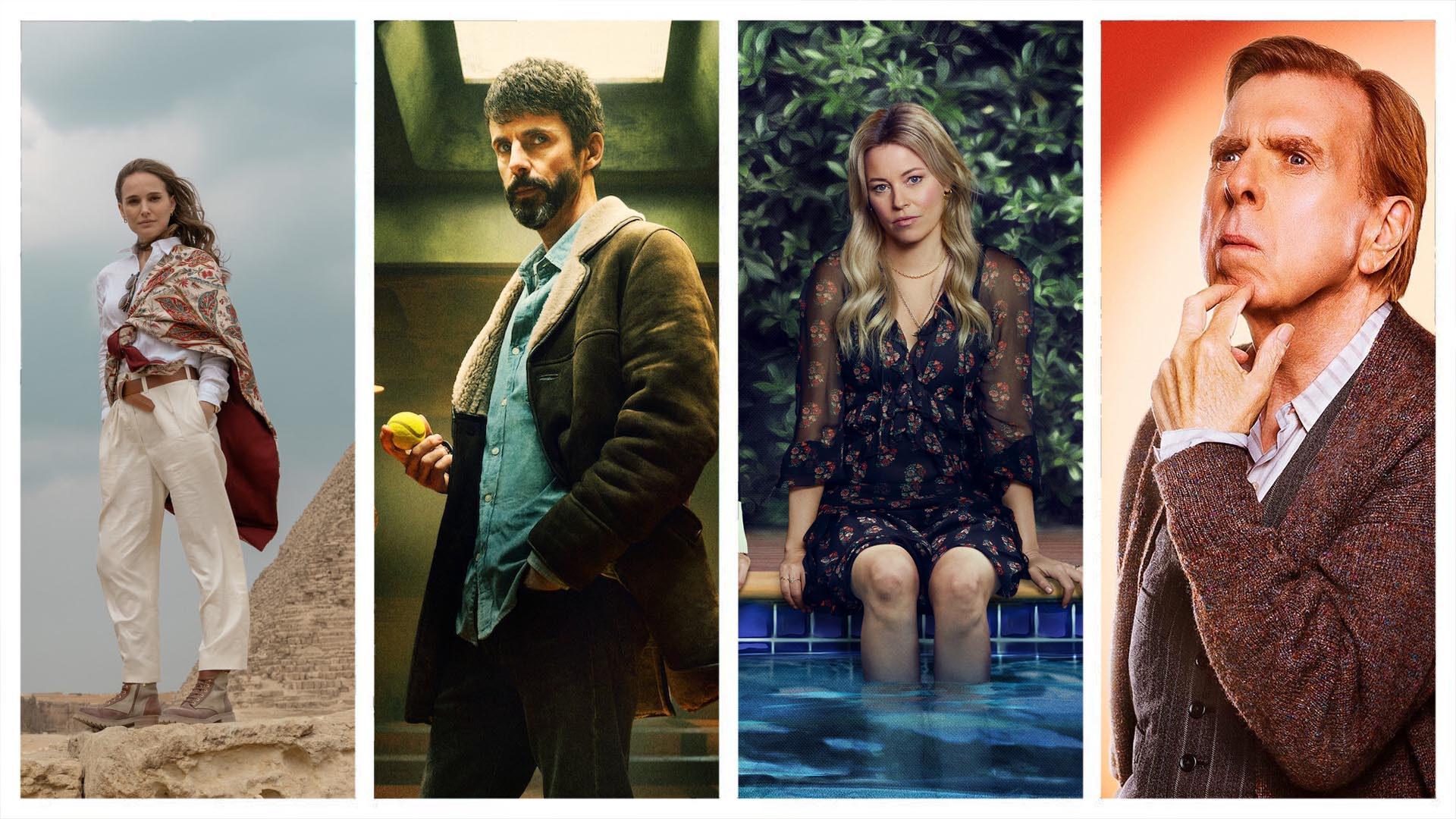 Screengrabs from 4 TV shows.