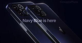 Navy Blue iPhone 12 Pro Concept